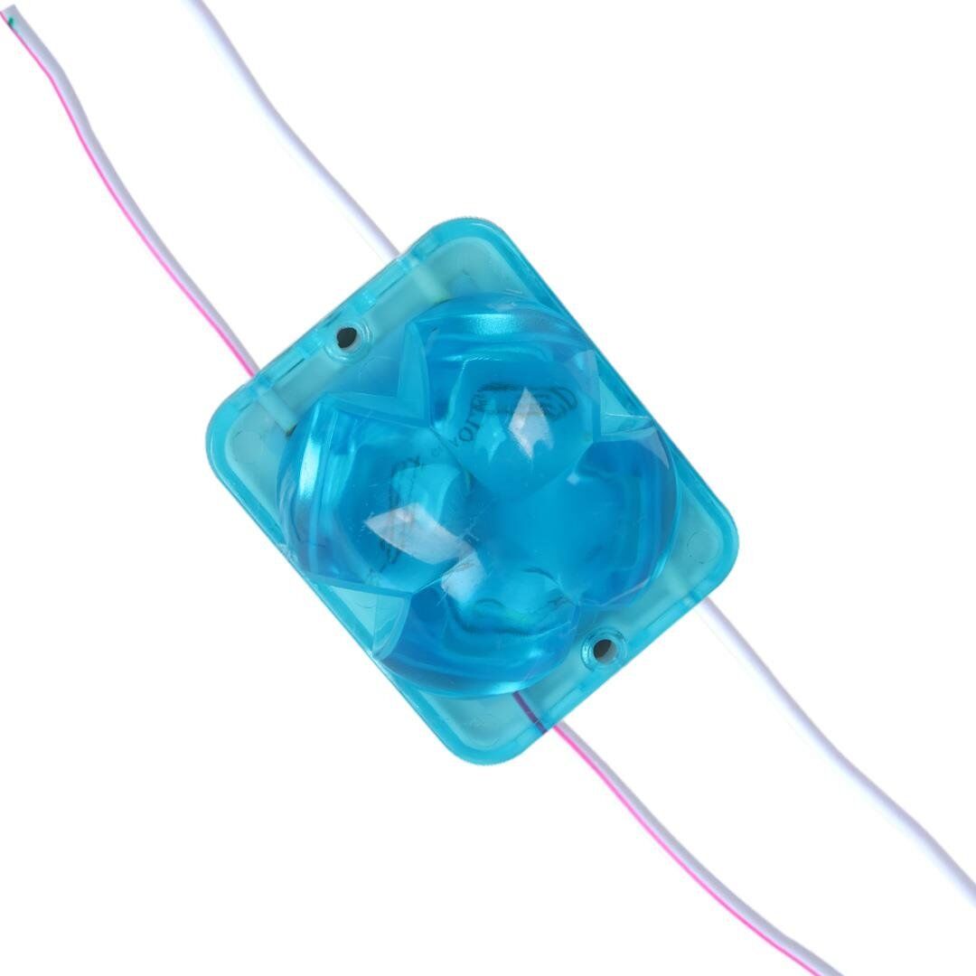 Powermaster PM-14721 12 Volt 2 Watt Mavi Sabit 4333-3030 Modül Led 43X33x28mm