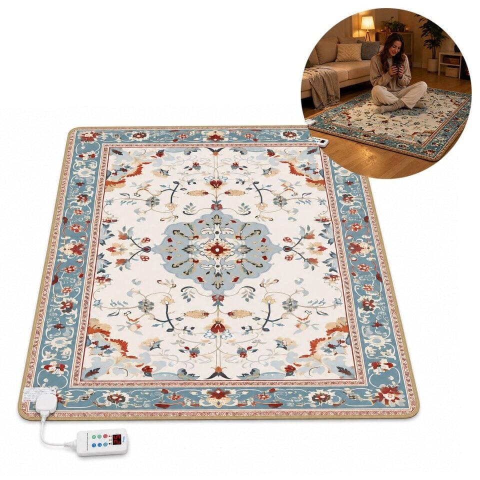 Sunup TY-2*3 1900W 200X300cm Isıtmalı Pad Halı - Dijital Termostatlı Karbon Kristal Teknolojisi