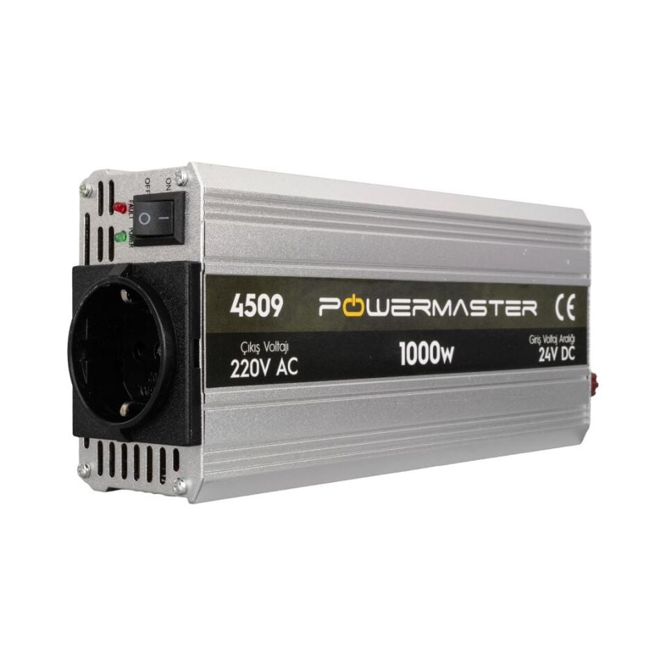 Powermaster PM-4509 24 Volt - 1000 Watt Modifiye Sinüs İnverter