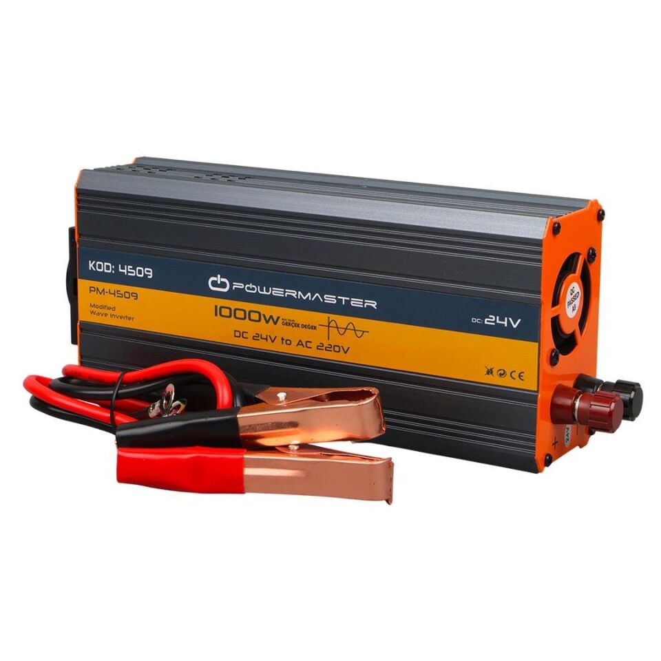 Powermaster PM-4509 24 Volt - 1000 Watt Modifiye Sinüs İnverter