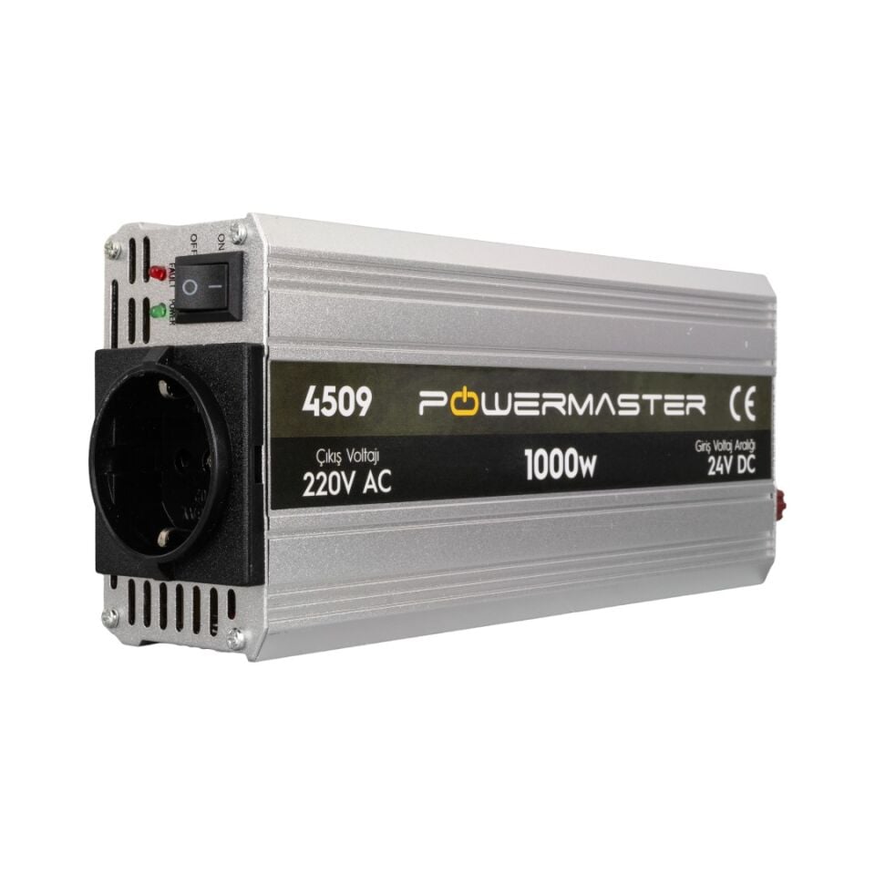 Powermaster 24 Volt 1000 Watt 220 Volt Modified Sinus İnverter 24V-220V Çevirici Dönüştürücü