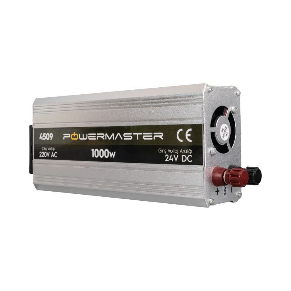 Powermaster 24 Volt 1000 Watt 220 Volt Modified Sinus İnverter 24V-220V Çevirici Dönüştürücü
