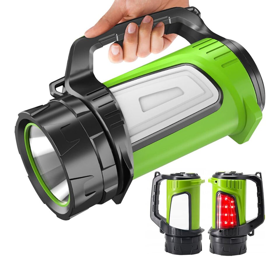 Powermaster Js-881 B Şarjlı Ledli Uzun Menzilli Kamp Ve Ev Tipi Işıldak Fener Powerbank Özellikli