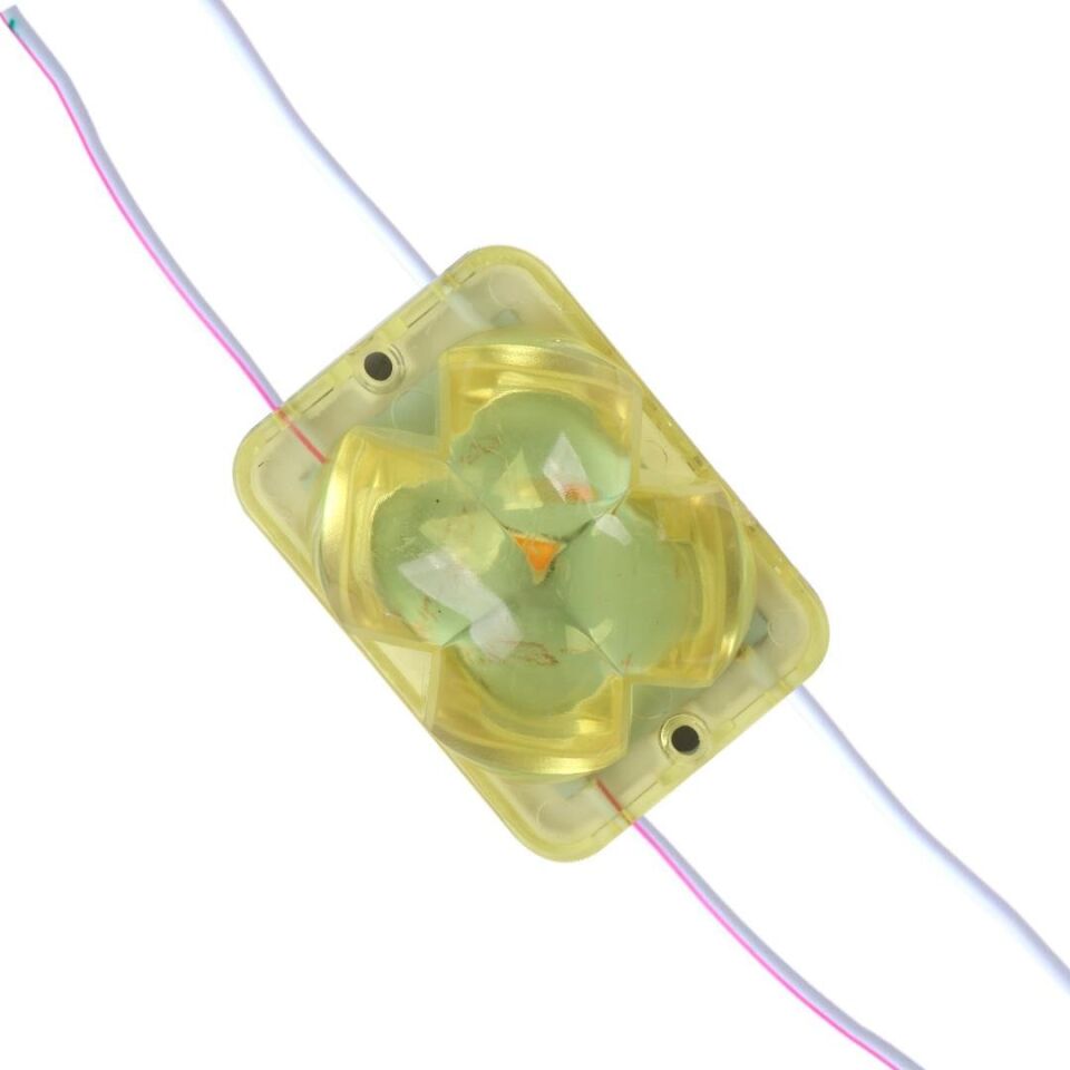 Powermaster PM-14723 12 Volt 2 Watt Sarı Sabit 4333-3030 Modül Led 43X33x28mm