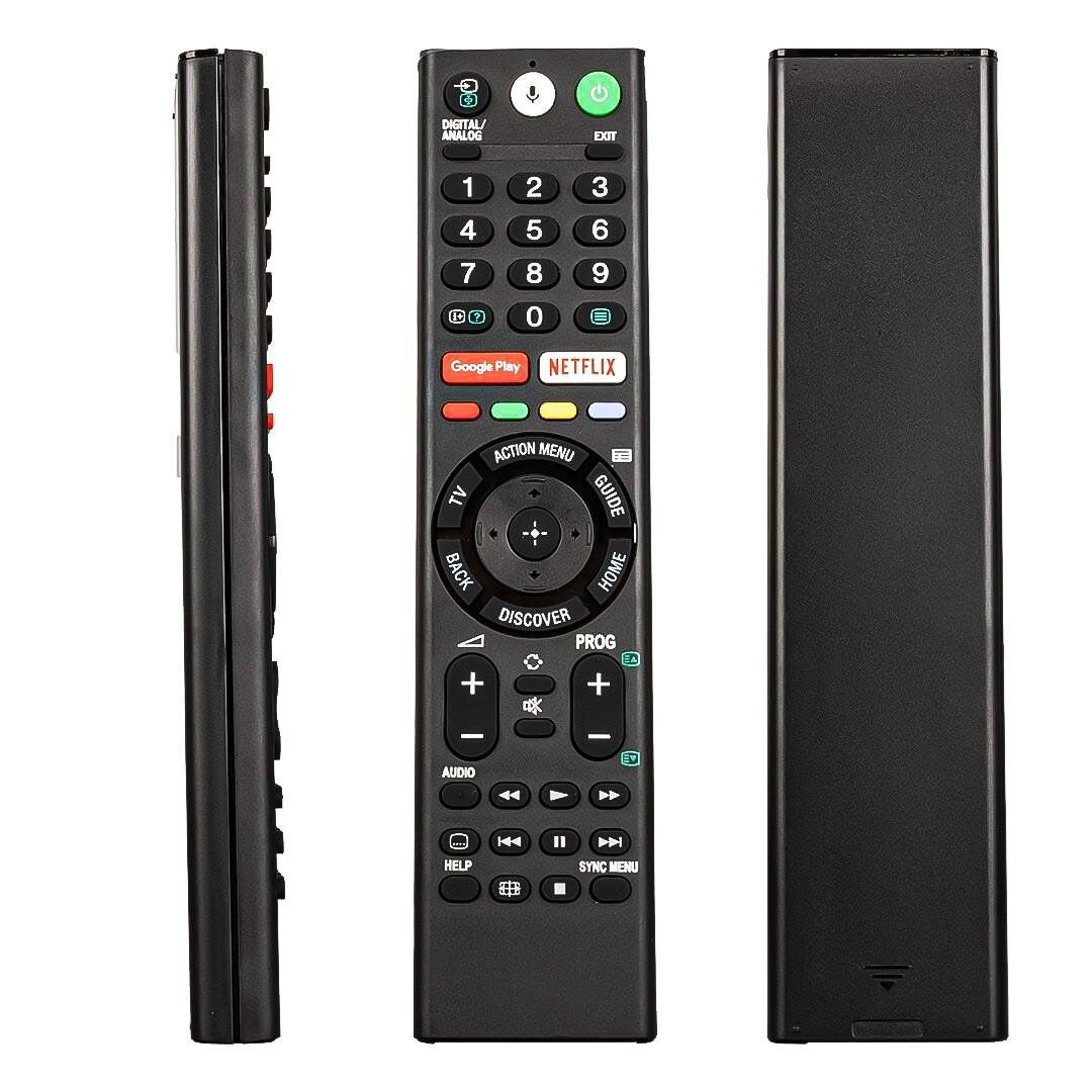 Ayt Sony RMF-TX200P KD 43XF8096 KD 49XE8004 Netflix Google Play Tuşlu Ses Komutsuz Lcd Led Tv Kumandası
