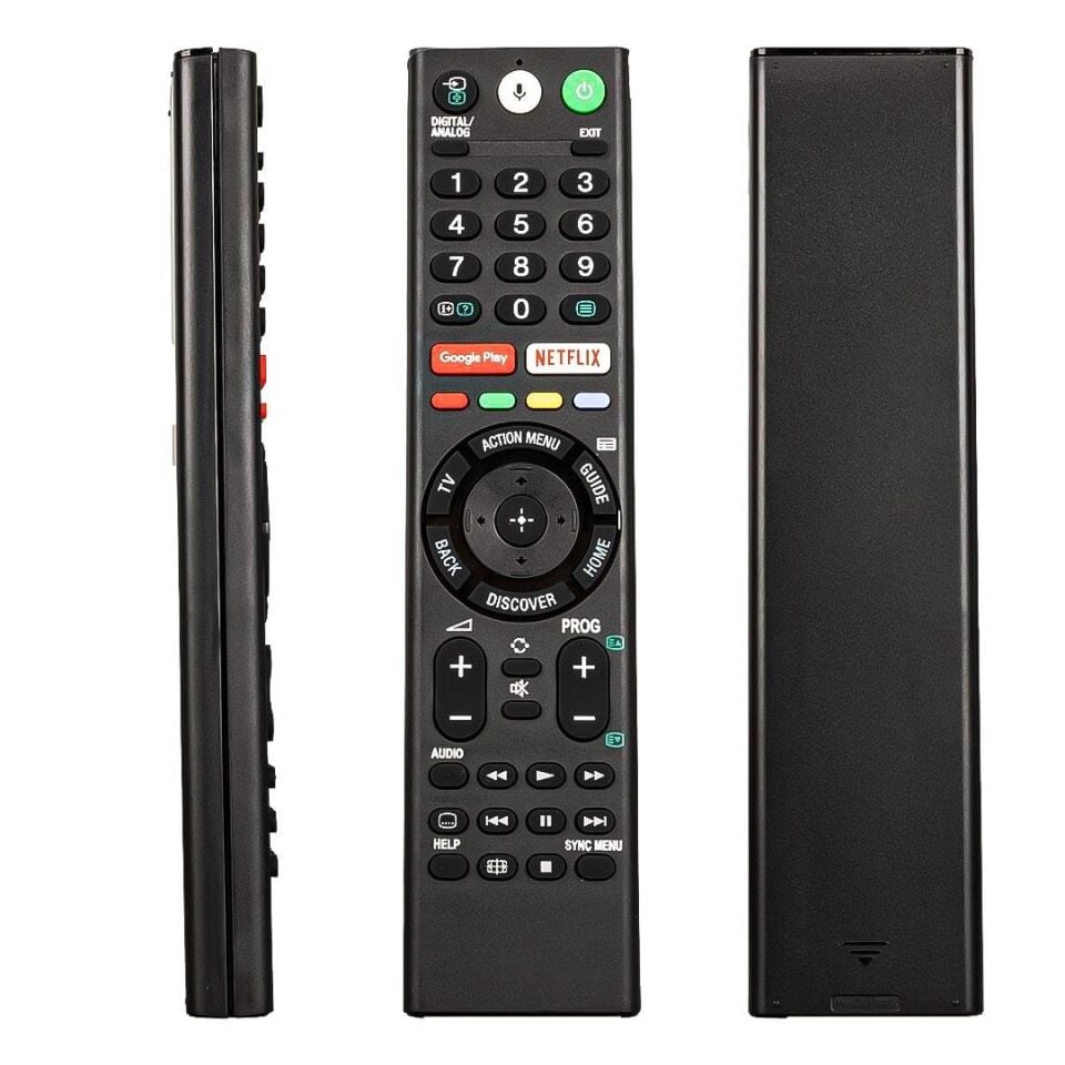 Ayt Sony RMF-TX200P KD 43XF8096 KD 49XE8004 Netflix Google Play Tuşlu Ses Komutsuz Lcd Led Tv Kumandası