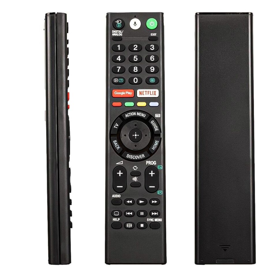 Ayt Sony RMF-TX200P KD 43XF8096 KD 49XE8004 Netflix Google Play Tuşlu Ses Komutsuz Lcd Led Tv Kumandası