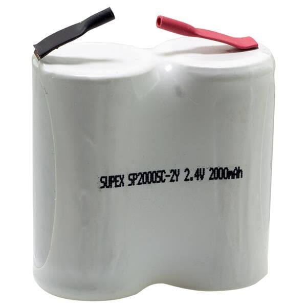 Ayt 2 li Yanyana 2.4 Volt 2000 mAh Süpürge Pili Şarjlı Süpürge Pili 2.4v Pilli Tüm Modellere Uygun