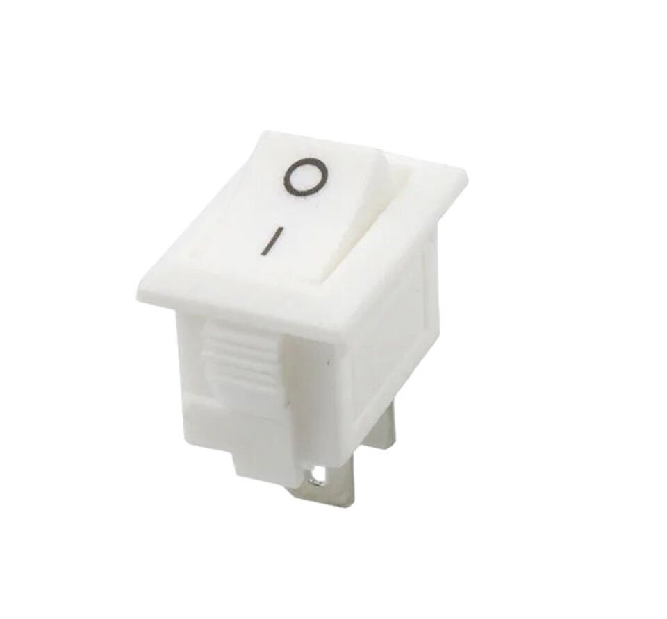Ayt IC-120B Mini Işıksız On Off 2 Pin Anahtar Beyaz Aç Kapa Buton Düğme 2.5x1.7 Mm