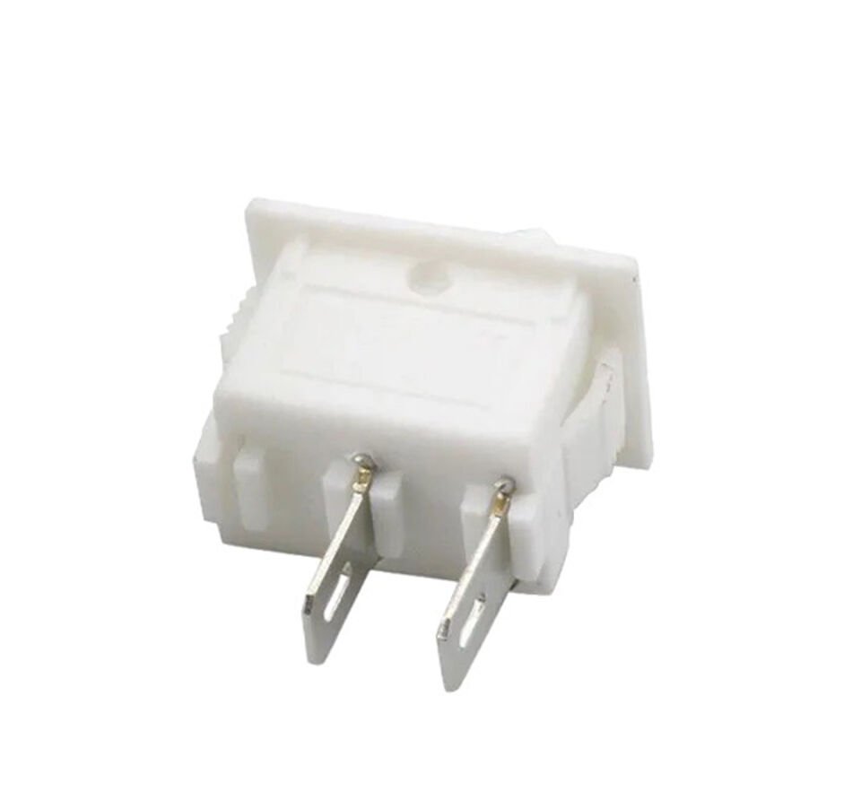 Ayt IC-120B Mini Işıksız On Off 2 Pin Anahtar Beyaz Aç Kapa Buton Düğme 2.5x1.7 Mm