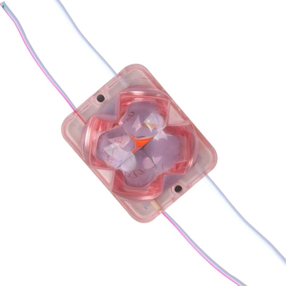 Powermaster PM-14724 12 Volt 2 Watt Pembe Sabit 4333-3030 Modül Led 43X33x28mm