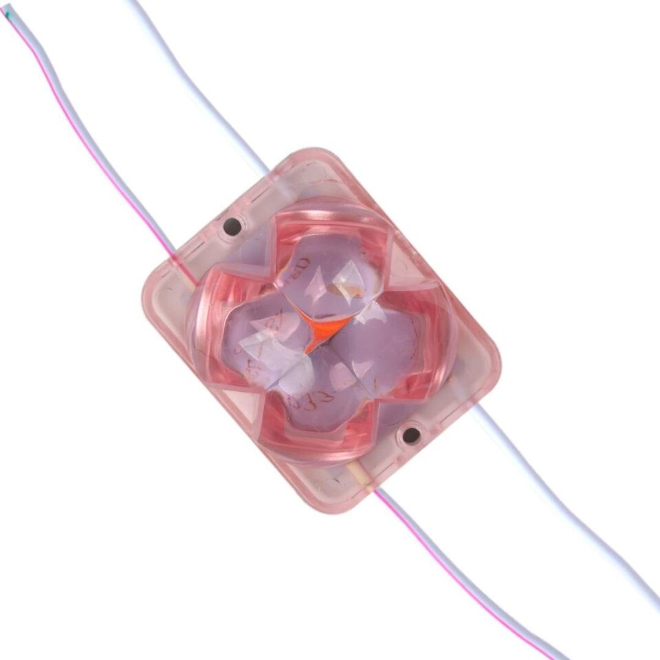 Powermaster PM-14724 12 Volt 2 Watt Pembe Sabit 4333-3030 Modül Led 43X33x28mm