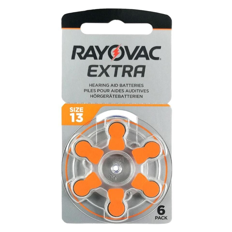 Rayovac 13 No Kulaklık Pili 6'lı Paket