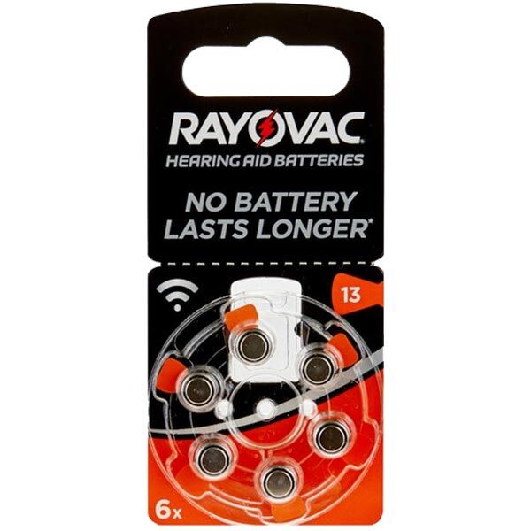 Rayovac 13 No Kulaklık Pili 6'lı Paket