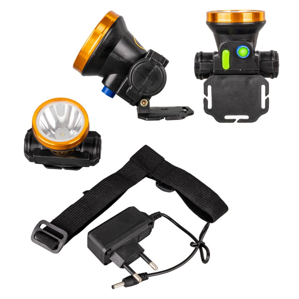 Powermaster Power Ledli Su Geçirmez Şarjlı Kafa Feneri PM-4524 Kafa Lambası