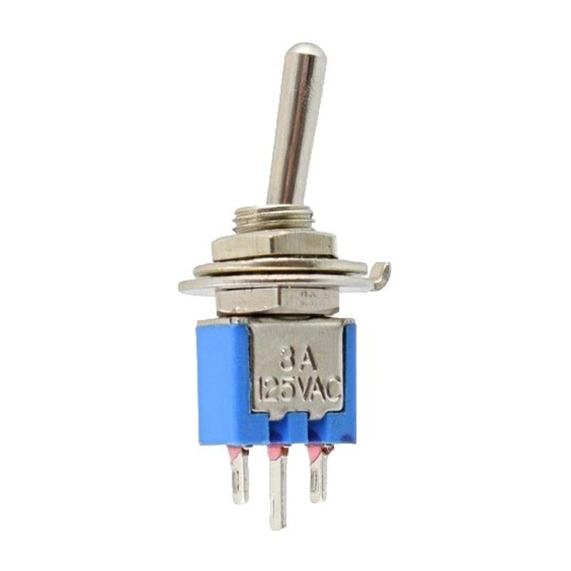 Ayt IC-137 On Off Ø5mm SMTS-102 3 Pin Toggle Switch Aç Kapa 2 Kademeli Buton