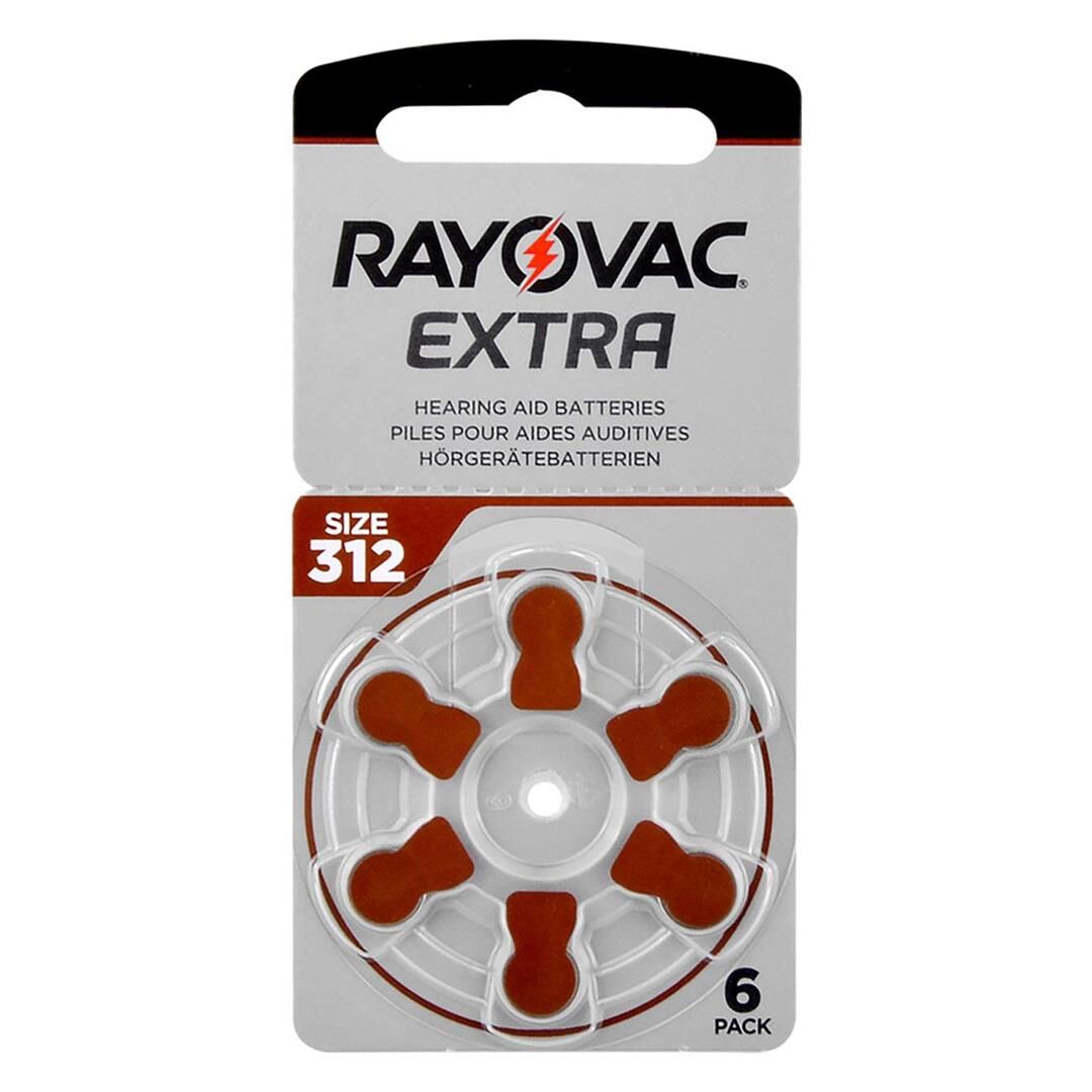 Rayovac 312 No Kulaklık Pili 6'lı Paket