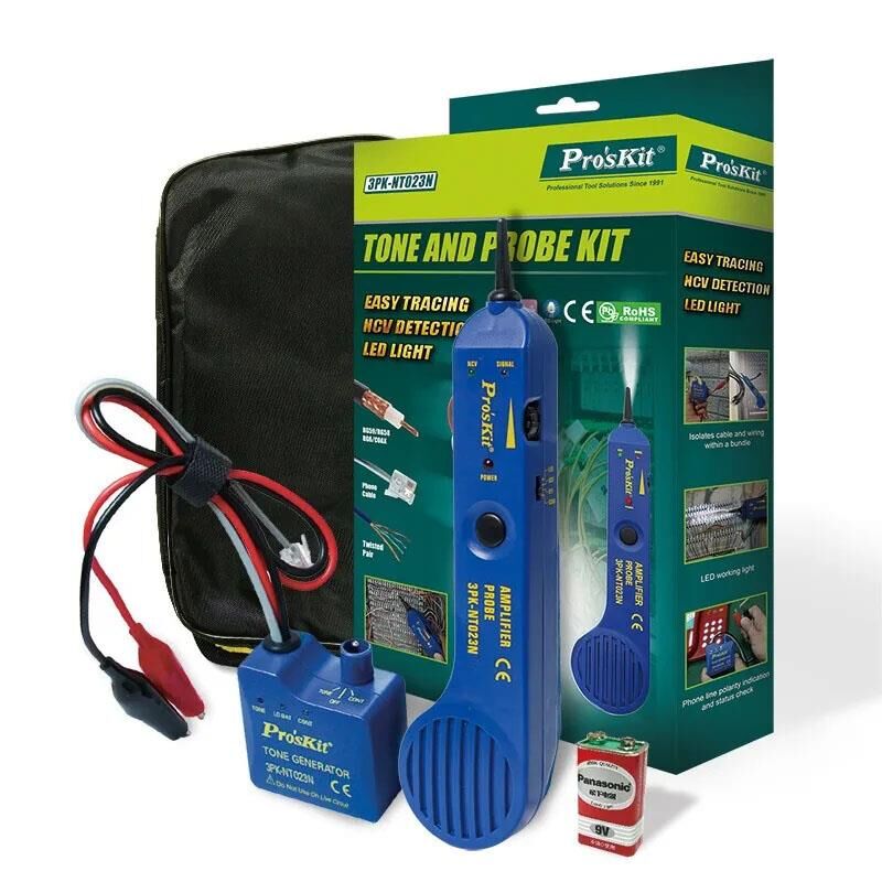 Powermaster Profesyonel Kablo İzleyici Bulucu Telefon İnternet Ethernet Kablosu Bulucu PM-6095