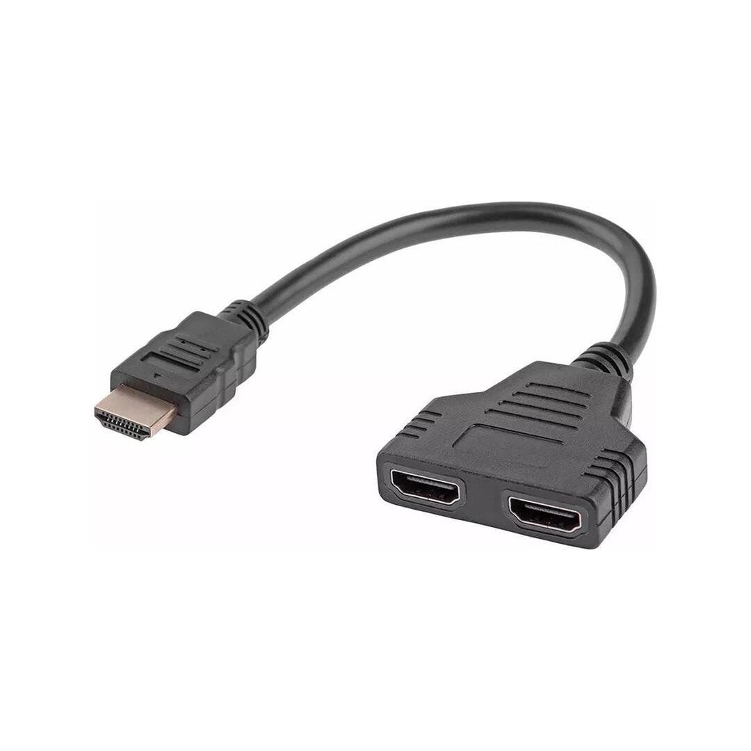 Narita NRT-4029 Hdmi Erkek-Hdmi Dişi X 2 Adaptör 30 Cm Kablo Çoklayıcı Çoğaltıcı Splitter