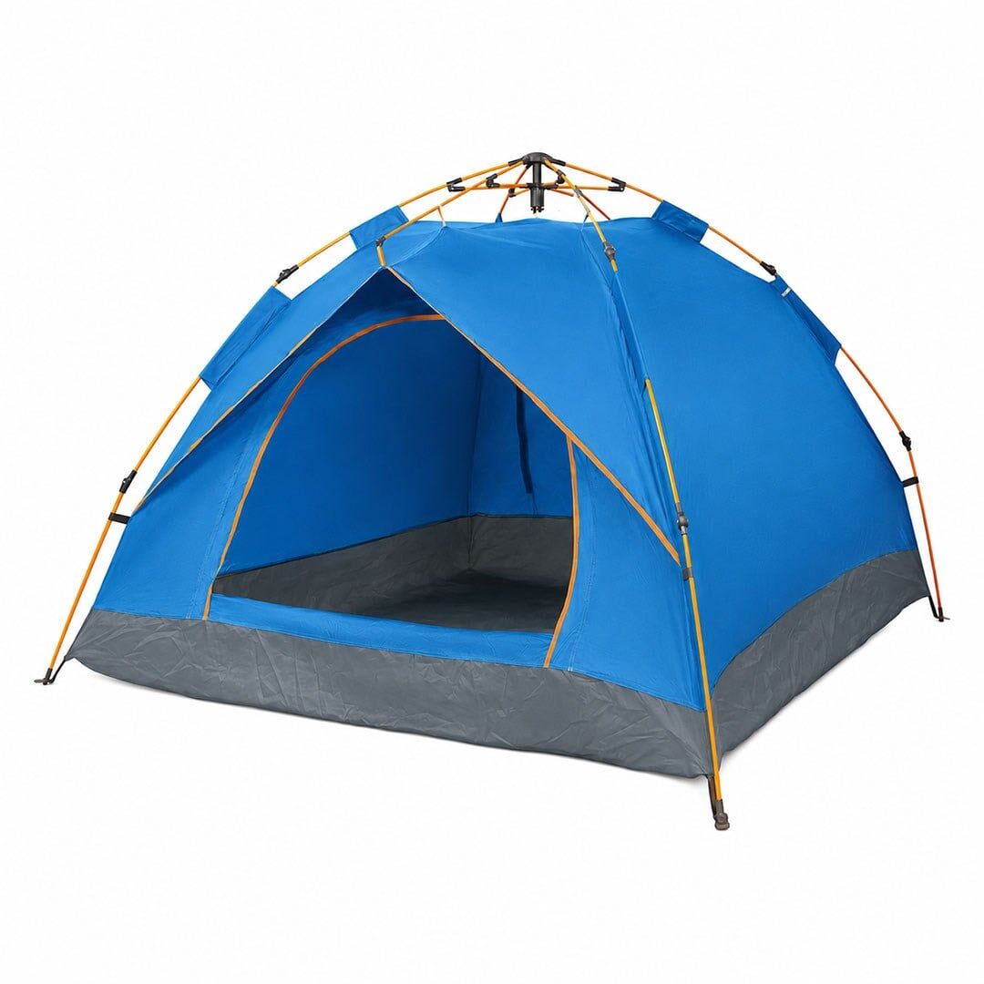 Sunup SN-22240 Taşınabilir Katlanabilir 4 Kişilik Su Geçirmez Çadır Kamp Çadırı 1 Dakikada Kur Topla