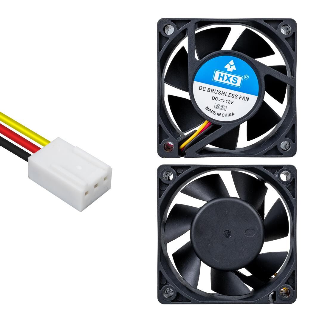 Ayt Powermaster Ic-216 Fırçasız Dc Fan 60x60x25mm 12 Volt 3 Pin Soğutucu Fan 6x6x2.5 Cm