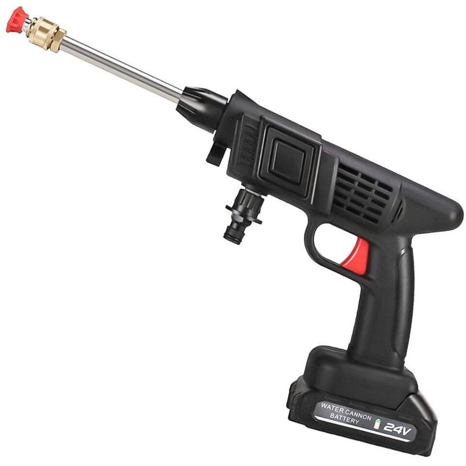 Powermaster Pm-7728 Basınçlı Su Püskürtme Cihazı Şarjlı Oto Araç Yıkama Makinası