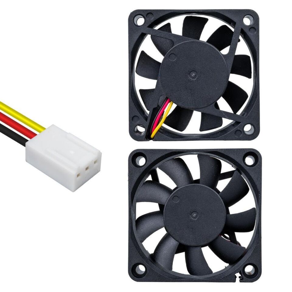 Powermaster PM-7766 70x70x15 Mm 3 Pinli Kasa Fanı 7x7 Cm Bilgisayar Soğutucu Fan