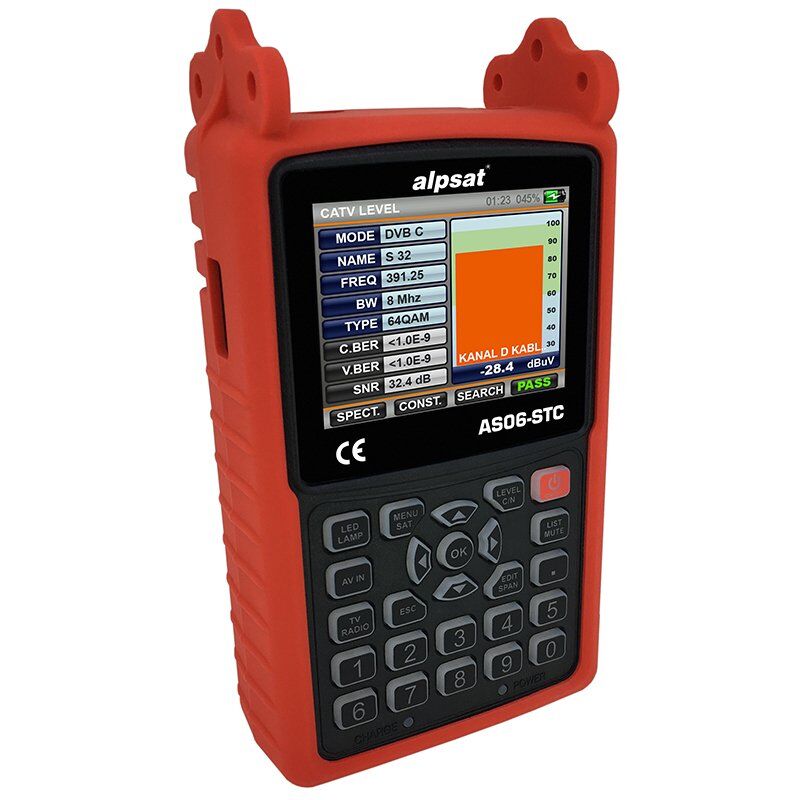Ayt Satfinder 6 HD Slim Görüntülü Uydu Bulucu-AHD Test Cihazı AS06-STC