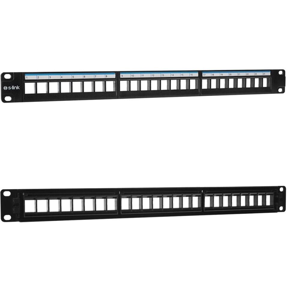 S-Link SL-F24N Jack’sız 24’lü Patch Panel Ağ Switch Paneli