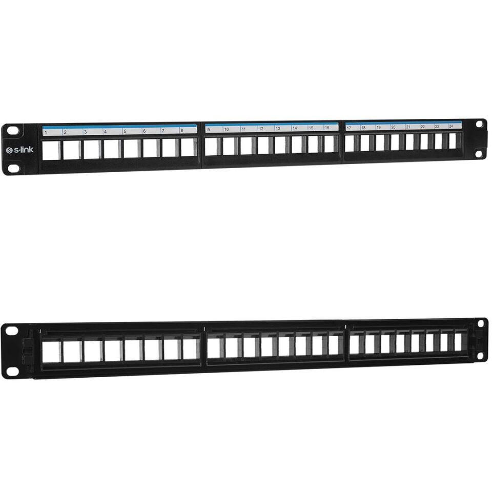 S-Link SL-F24N Jack’sız 24’lü Patch Panel Ağ Switch Paneli