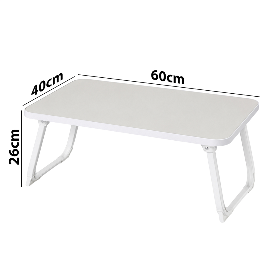 Sunup SN-29691 Katlanabilir Laptop Masası Ve Yatak Koltuk Üzeri Tepsisi Beyaz 60X40cm