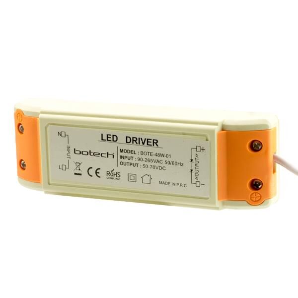 Botech 60x60 Panel Led Driver Adaptörü Panel Led Adaptör 50V-70V Dc BOTE-48W-01
