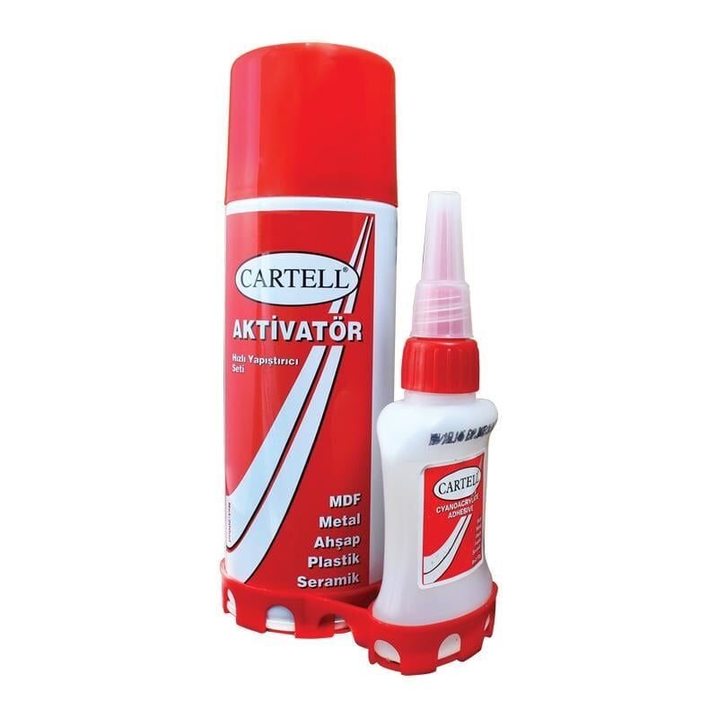 Cartell Hızlı Yapıştırıcı Seti 200 Ml.