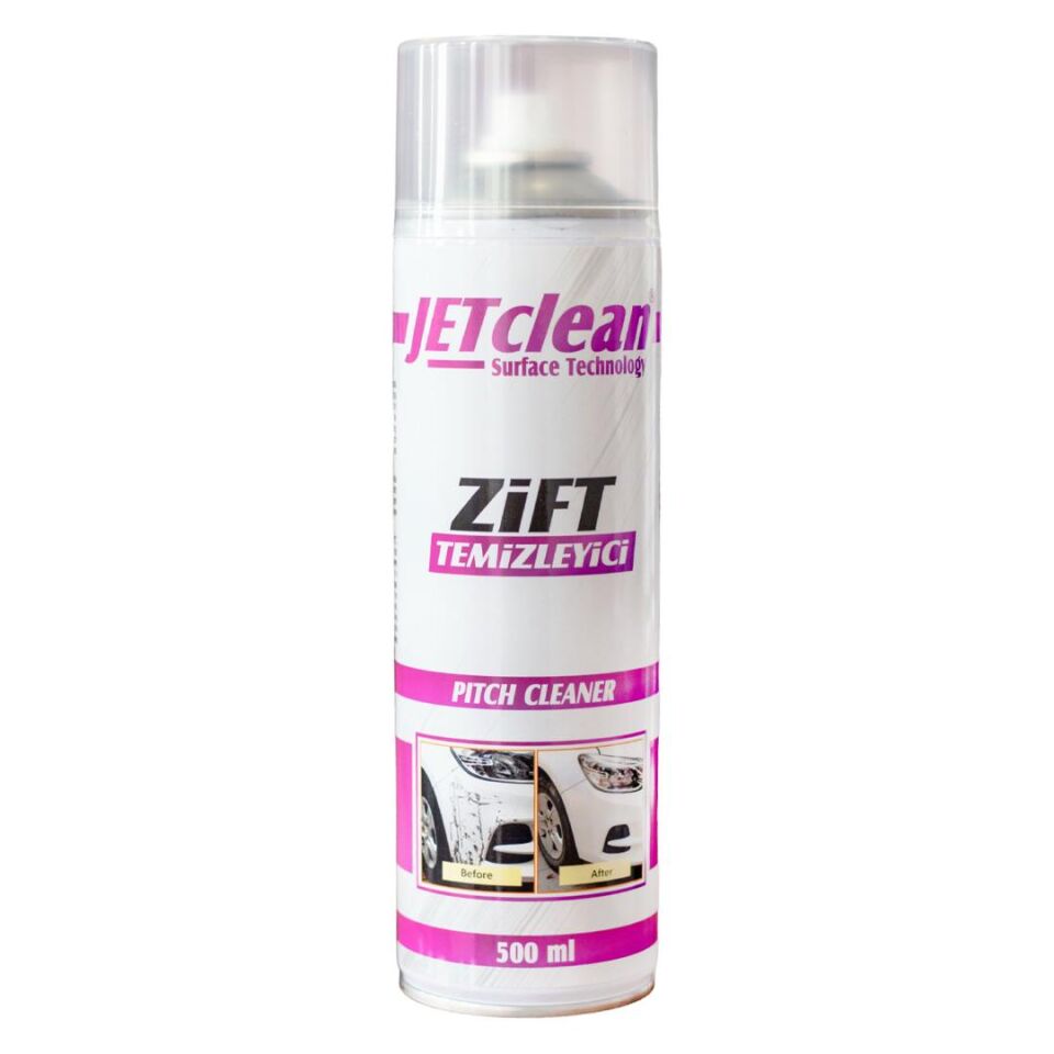 JetClean 500 Ml Zift Temizleyici Sprey Oto Araç İçin Asfalt Zifti Temizleme Spreyi
