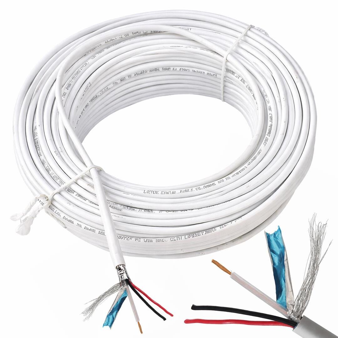 Botech 2+1 0.50x0.18mm Cca Cctv Kamera Kablosu 100 Metre Güvenlik Kamerası Kablo