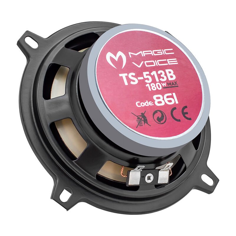 Magicvoice MV-861 180 Watt Çift Yollu Tweeterlı Tekli Oto Hoparlör Araç Ses Sistemi