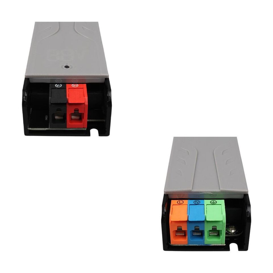 Ayt Powermaster PM-26842 12-24-36-48 Volt 3 Amper 60 Watt Metal Kasa Kademeli Adaptör Voltaj Göstergeli 128X42x27mm