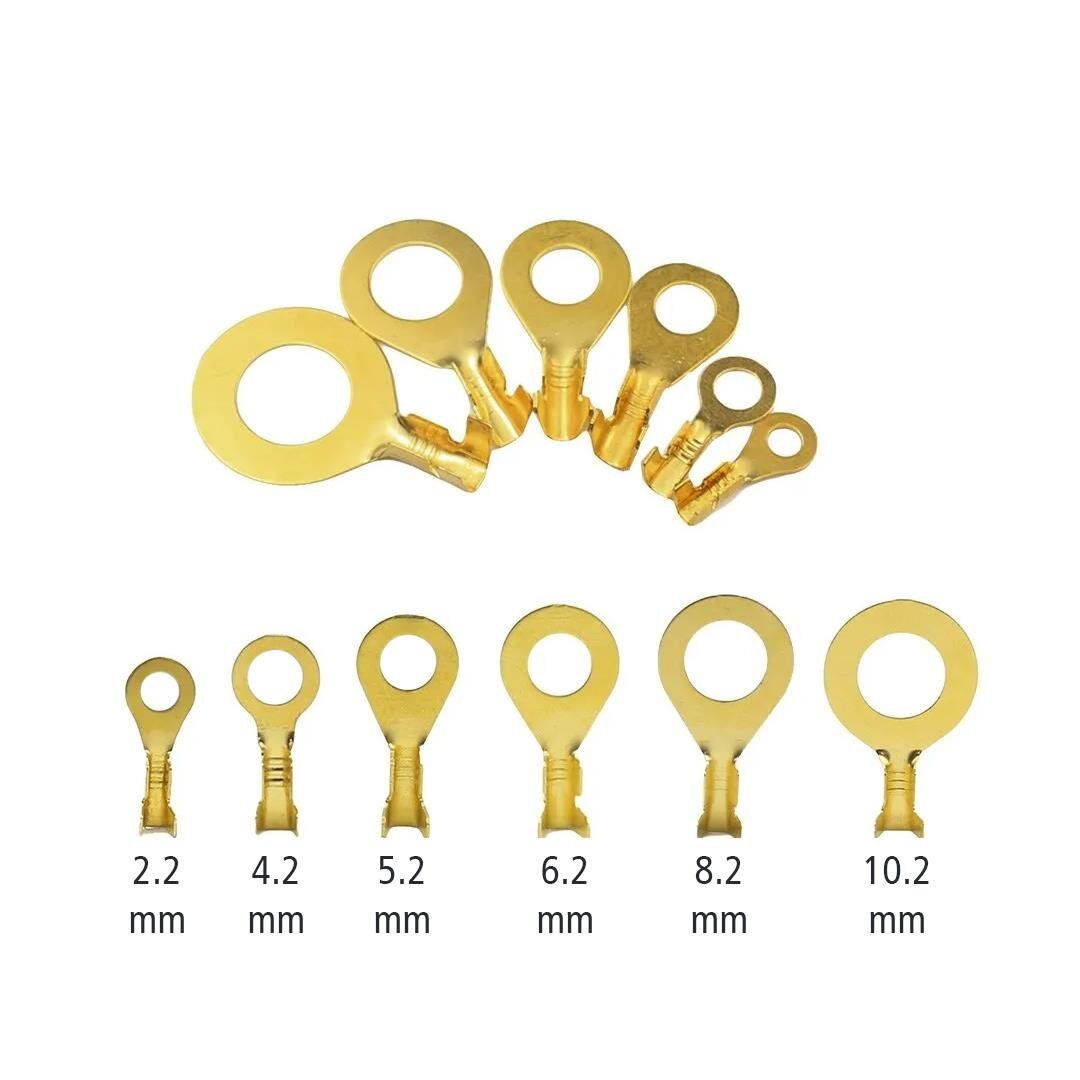 Sarı Tks-4 Pabuç 5.20 mm Topraklama 250 lik Paket Kablo Ucu Kablo Papuç