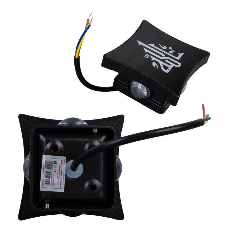 Ayt Powermaster Duvar Aplik Allah Dekorlu Gece Lambası Dekoratif Aplik Led Aydınlatma 95x95x50 mm