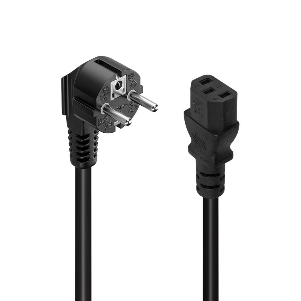 S-Link Power Kablo 5 Metre 0.75mm Bilgisayar Kasası Monitör Elektirik Kablosu