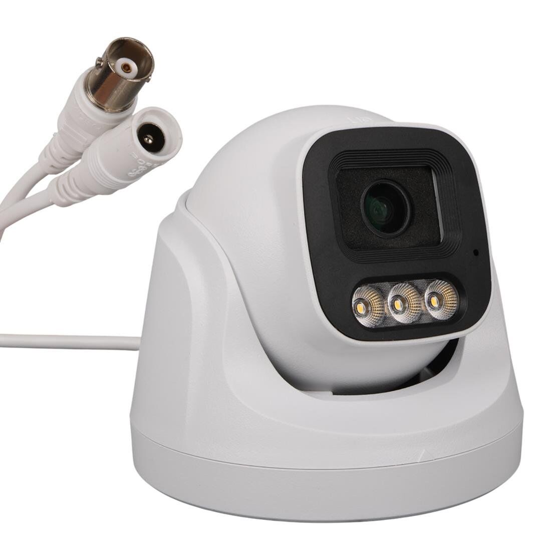 Plato 2 Mp Renkli 2 Ledli Güvenlik Kamerası Gece Görüşlü Ahd Dvr Kayıt Cihazı Kamerası