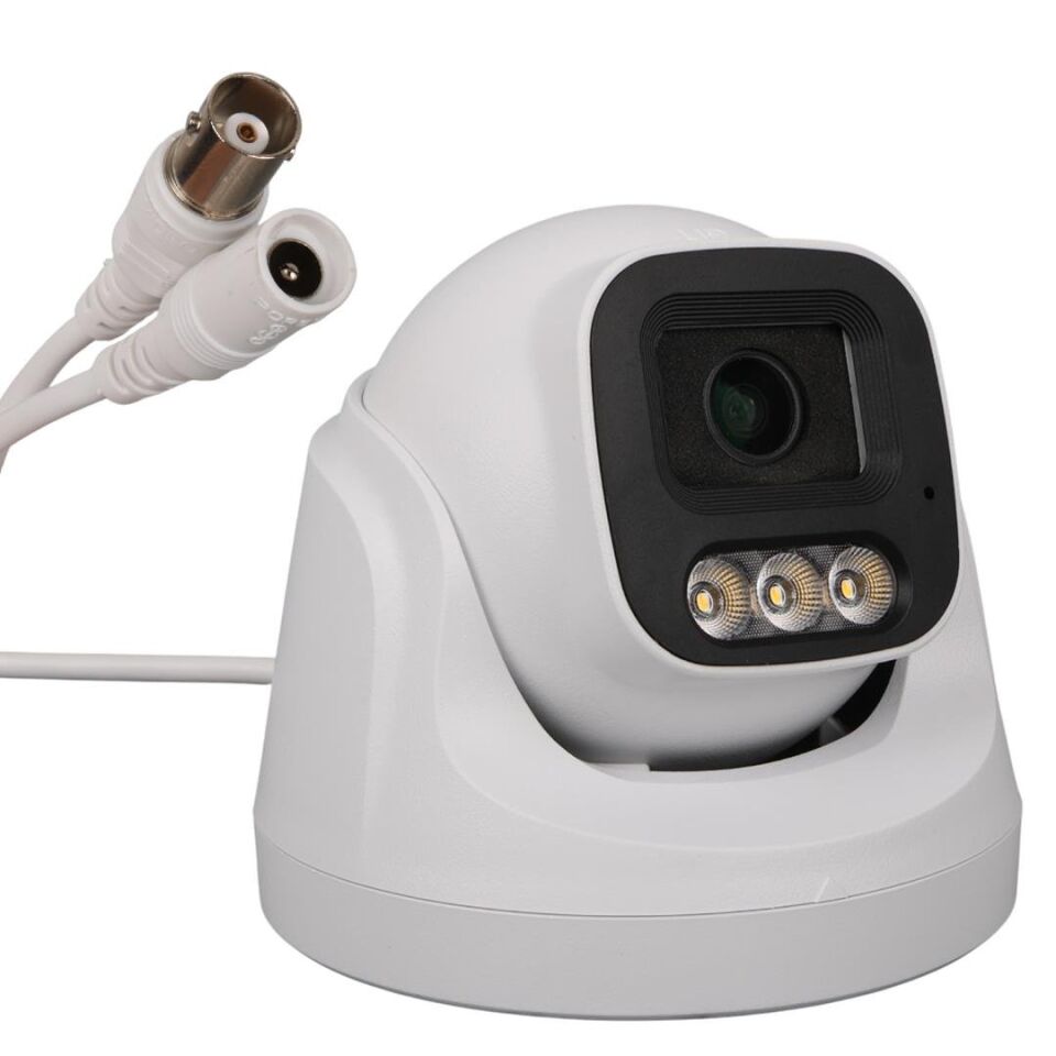 Plato 2 Mp Renkli 2 Ledli Güvenlik Kamerası Gece Görüşlü Ahd Dvr Kayıt Cihazı Kamerası