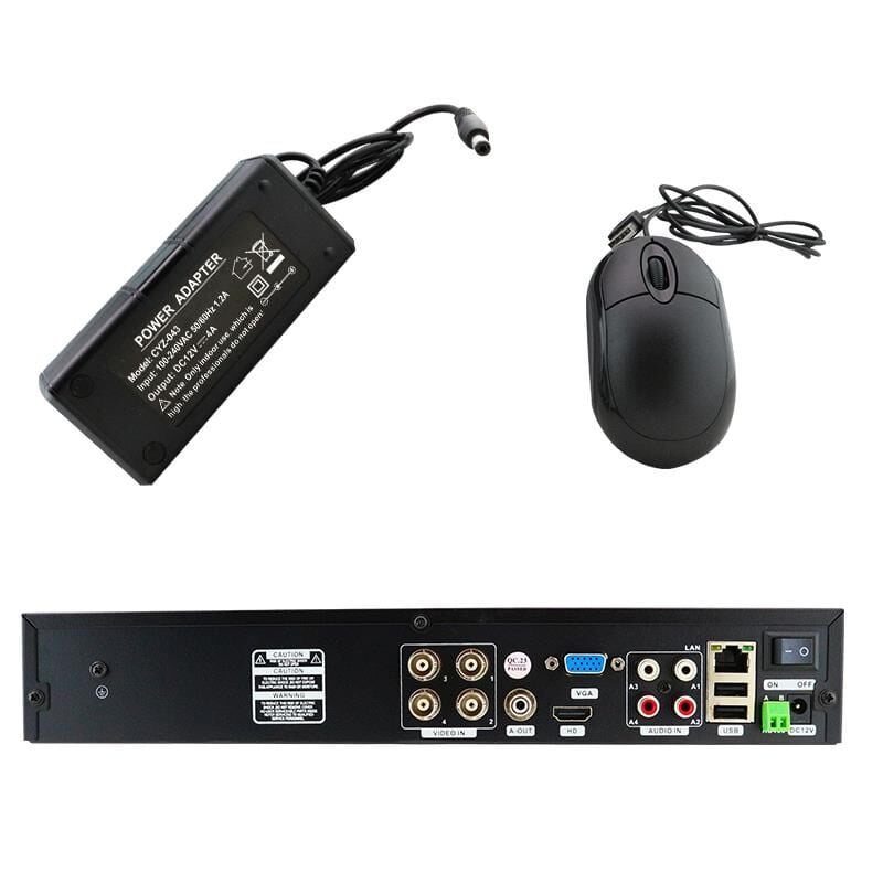 Powermaster 4K Ultra HD 4 Kanal Dvr Kayıt Cihazı Kamera Kayıt Cihazı CCTV Sesli Kamera Destekli