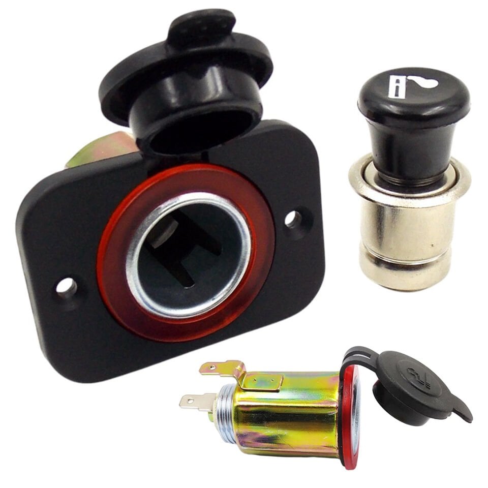 10A ÇAKMAK VE ŞASE SOKET 12V (IC-246B-6)