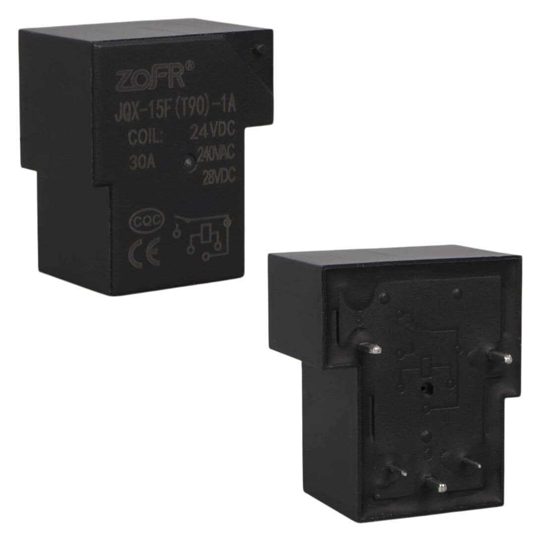 Ayt 24V 30A 5 Pin Röle (JQX-15F-T90-24VDC)