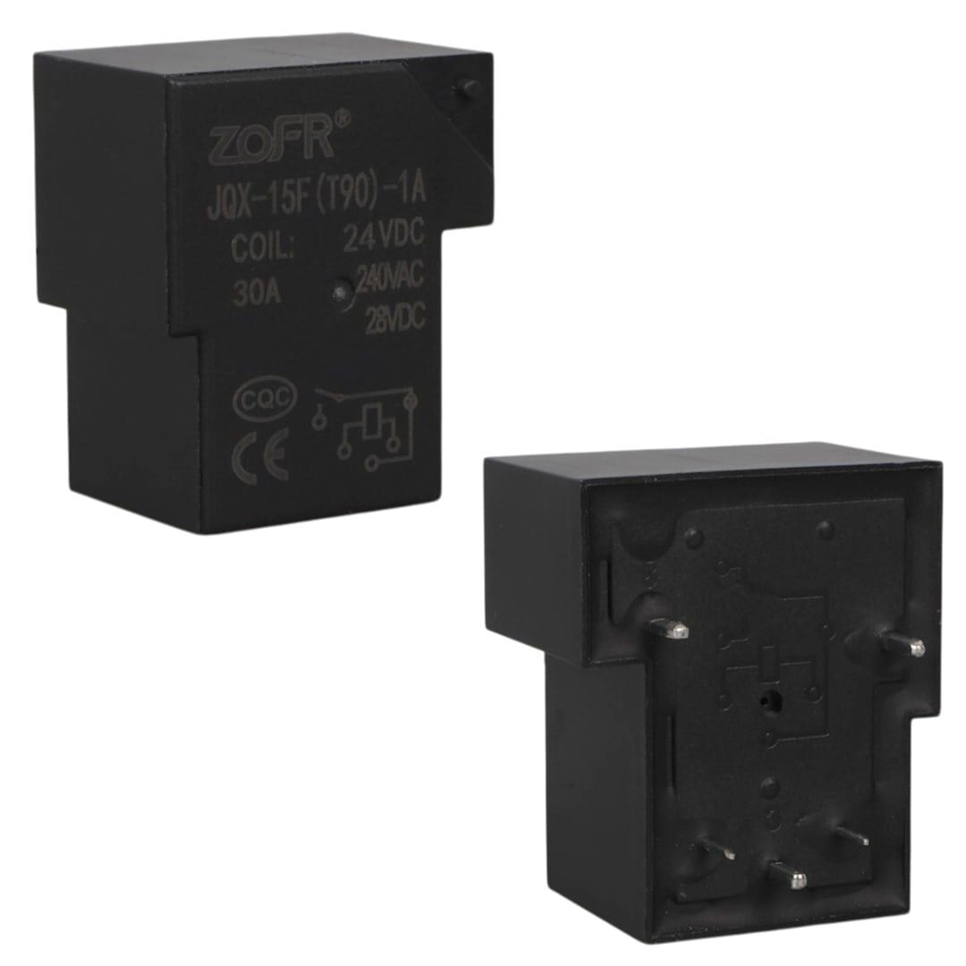24V 30A 5 Pin Röle (JQX-15F-T90-24VDC)