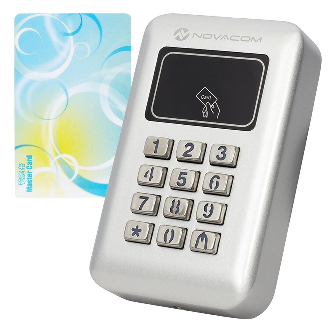Novacom NC-MS03P Şifrematik Su Geçirmez Kart Boncuk Okuyucu Pin+Prox İç Dış Cephe
