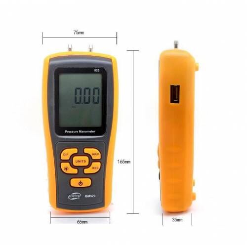 Ayt Benetech Gm520 Manometre Fark Basınç Ölçer
