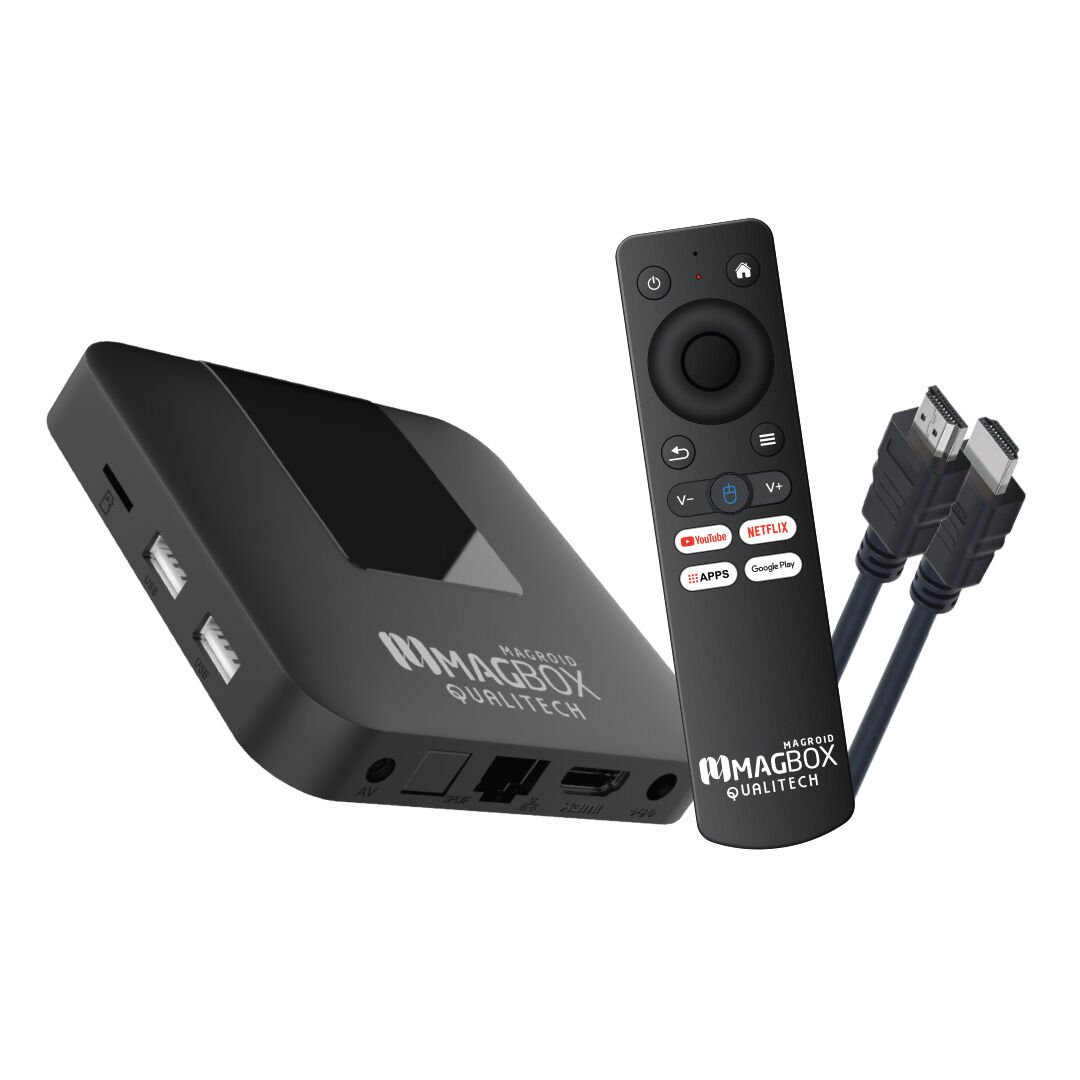 MAGBOX MAGROID QUALİTECH 32 GB HDD 2 GB RAM 2.4G H313 CPU DAHİLİ WİFİ ANDROID TV BOX