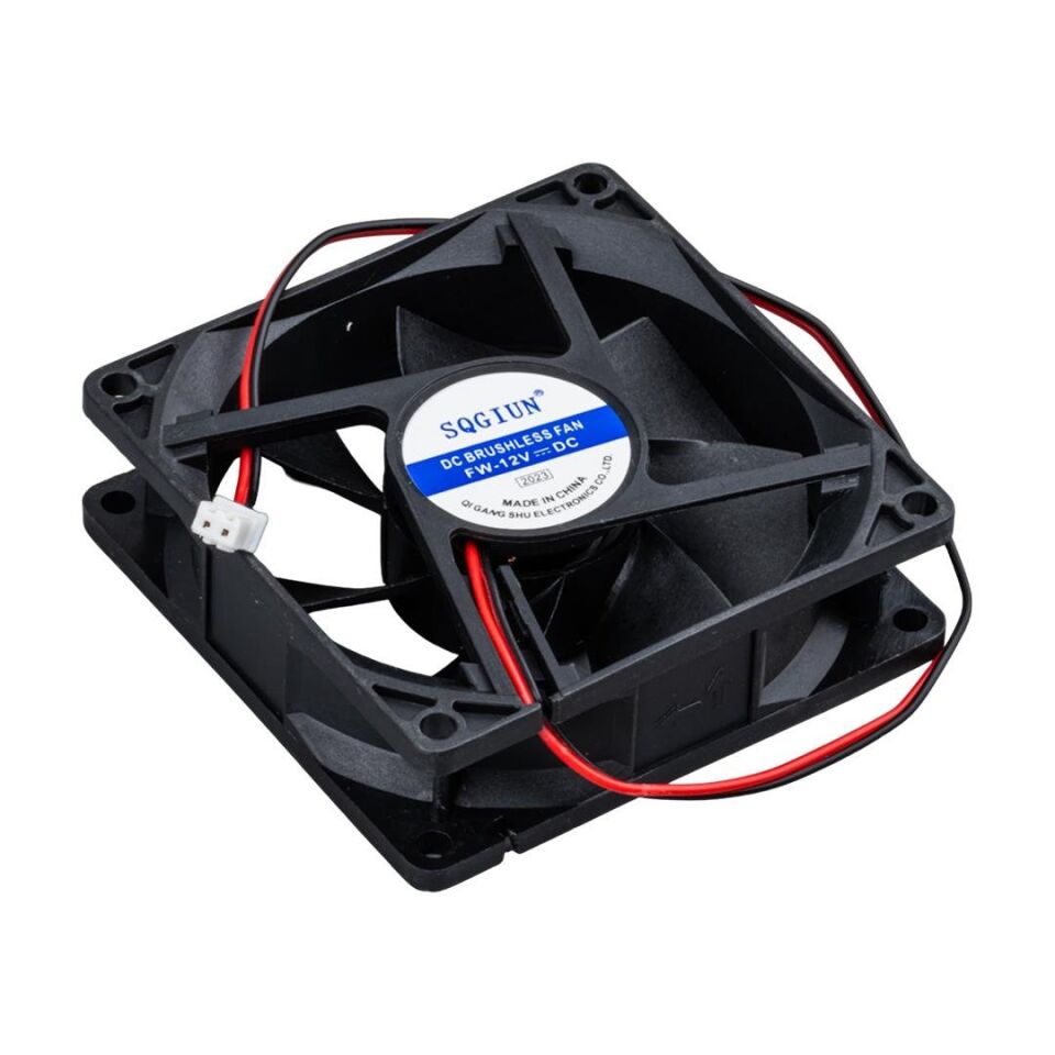 Ayt Powermaster IC-216 Fırçasız DC Fan 80X80x25mm 12 Volt 3 Pin 8x82.5 Cm Soğutucu Fan